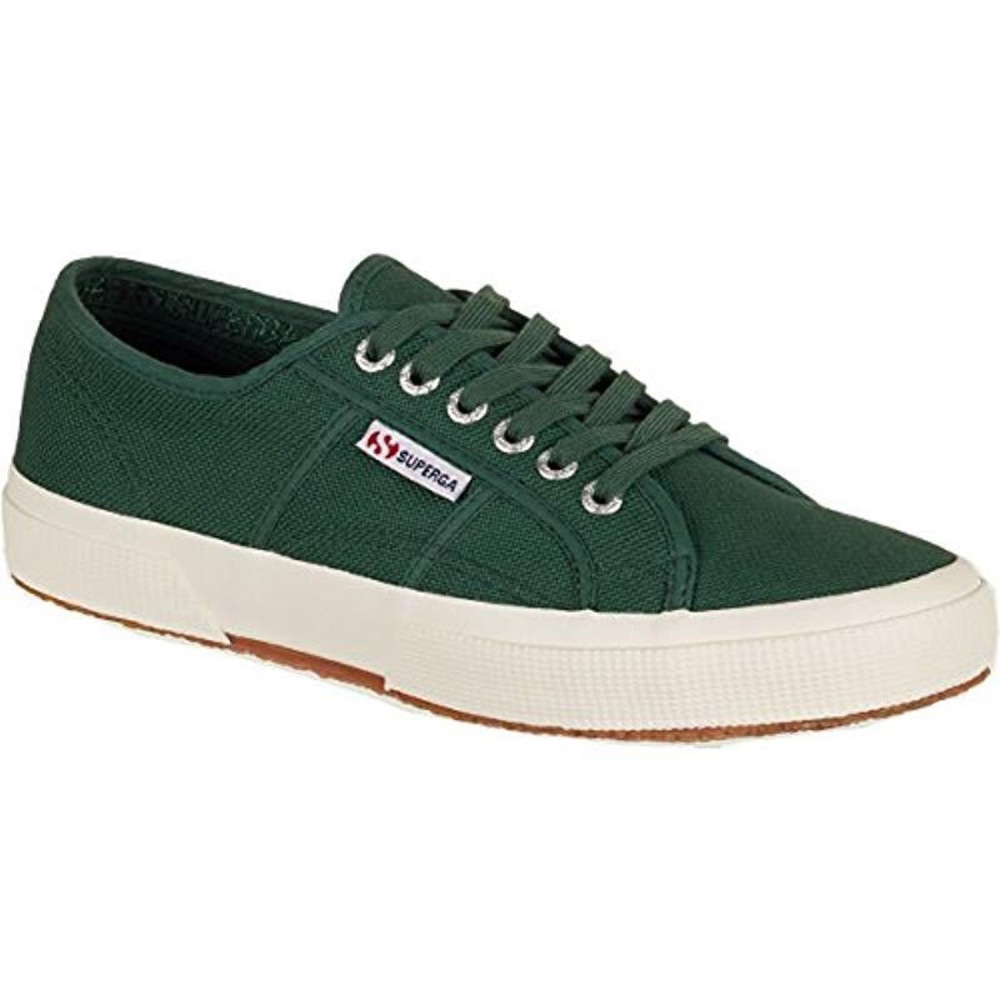 Forest Green Superga Shoes